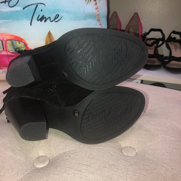 Gianni Bini  Bowyn Fringe Lace-Up Hiker Booties - Picture 8 of 11